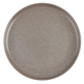 MILLIMI Тарелка подстановочная 26.5х2.8см, керамика, серый