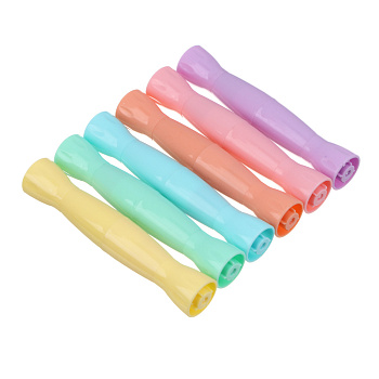 Маркер-выделитель, круглый корпус, 6 цветов