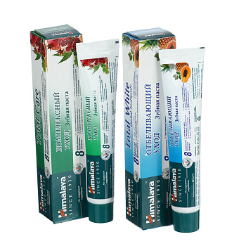Зубная паста HIMALAYA Complete Care/Total White,50 мл