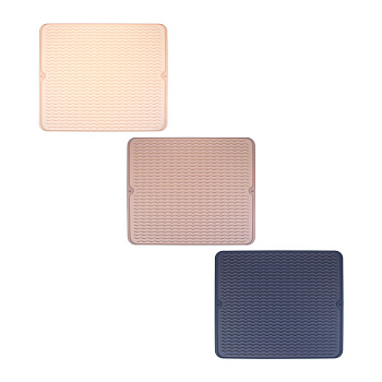 Коврик для сушки посуды тм VETTA, силикон, 45х40см, 260г, 3 цвета