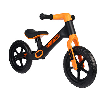 Беговел 2х колесный, тм BY SPORT, рост 90-125см, черно-оранжевый