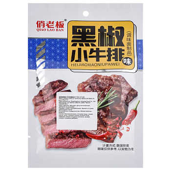 Мясо соевое стейк из телятины QIAO LAO BAN 21гр