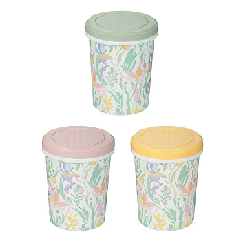 Ботаника Банка с завинчивающейся крышкой 1л, пластик, 3 цвета