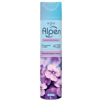Освежитель воздуха Alpen Фиалковое поле/Лесные ягоды, ж/б, 300мл