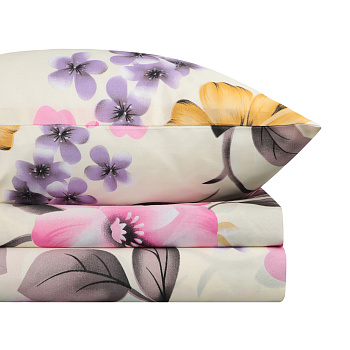 PROVANCE Стандарт Комплект постельного белья евро (4 предмета), полиэстер, 4 дизайна