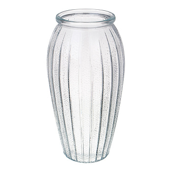 Ваза стеклянная, 8х10х26 см