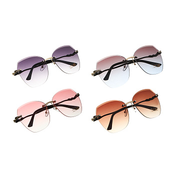 Очки солнцезащитные, тм GALANTE, с защитой от UV излучений, пластик, металл, #9