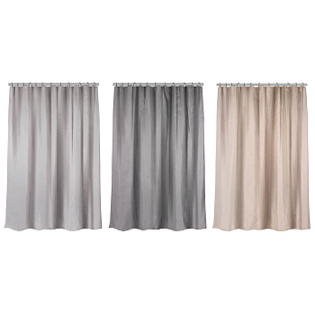 Штора для ванной тм VETTA Swanny, полиэстер 80 г/м2, 200x200см, 3 цвета