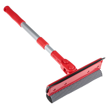 ЕРМАК Щетка телескопическая с губкой и водосгоном, 50-70 см, поворотная рабочая поверхность