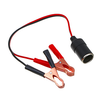ЕРМАК/NG Автомобильное гнездо для прикуривателя с крокодилами, 60Вт, 12В/5А 0.75 мм2, 30см