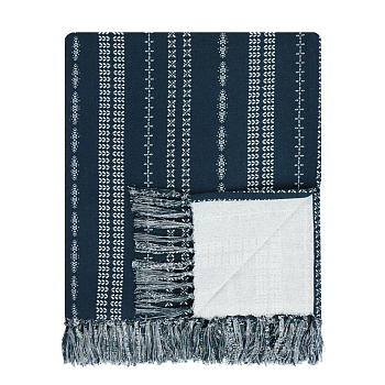 PROVANCE Нэви Покрывало хлопок, 200х220см, 2 дизайна