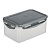 Контейнер герметичный для СВЧ с защелками, 1,5л, 205х135х90мм, пластик