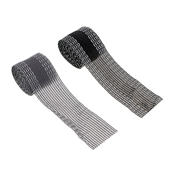 Лента для подгибания швов, полиэстер, 2,5 см*1 м, 2 цвета