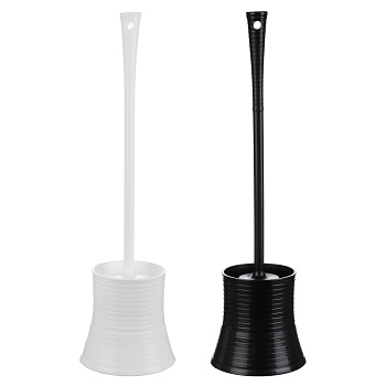 Ёрш для туалета тм VETTA Твист, пластик, 41,5х11,5см, 2 цвета