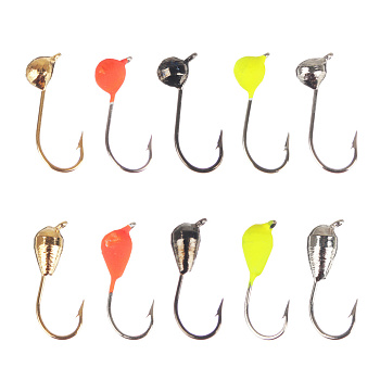 AZOR FISHING Мормышка Вольфрам Премиум, 1шт, цвет в ассортименте