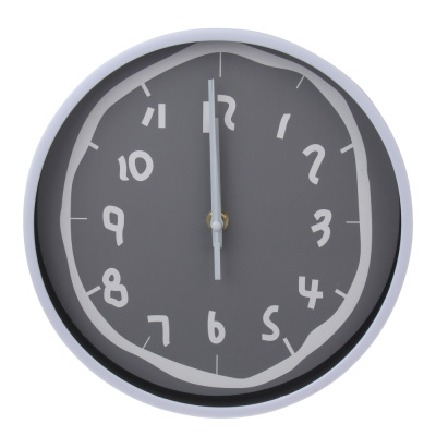 Часы настенные тм LADECOR CHRONO круглые, 24x24x4 см, пластик, стекло, 1хАА, арт.1