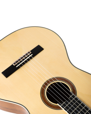 BY Ягья Гитара акустическая, 39 дюймов, 4/4, ель, коричнево-бежевый