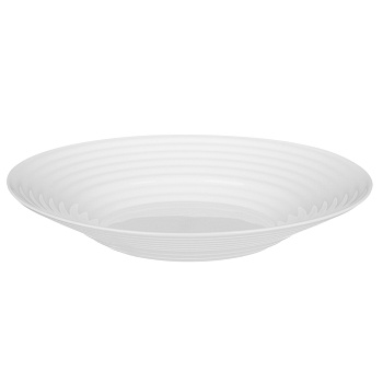 MILLIMI Бароло Тарелка суповая 21,5см белая опаловое стекло