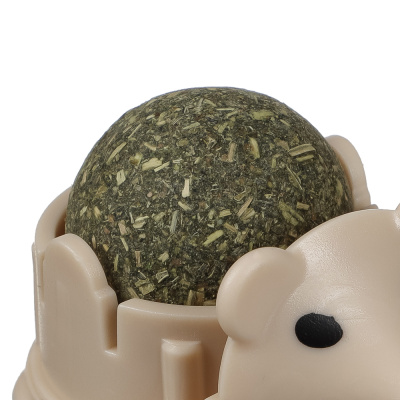 Игрушка-чесалка для кошек тм VETTA, ёжик с мятой, 7,5см