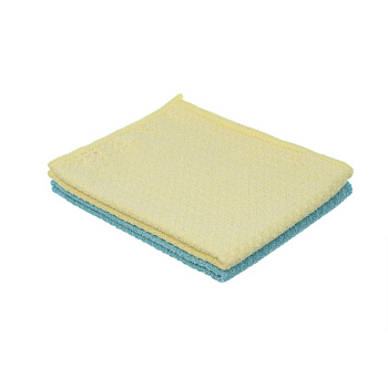 VETTA Набор салфеток из микрофибры, универсальные махровые, 2 шт, 25х30см, 300г/кв.м., 2 цвета