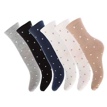 Носки женские классические, 78% хл, 20% спандекс, 2% латекс, р. 36-39, R136