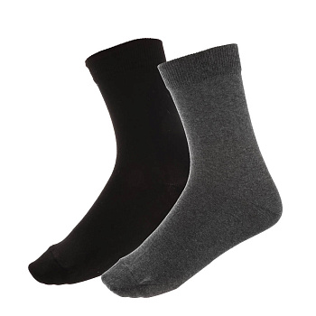 Набор носков 4 пары, GALANTE, р. 27, 70% хлопок, 29% полиамид, 1% эластан, черные