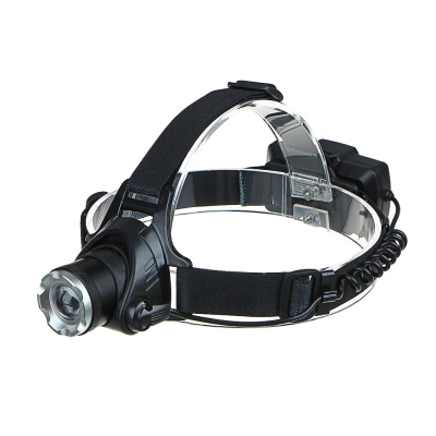 Фонарь налобный тм ЕРМАК, 1 T6 LED, с фокусировкой, 2*1200мАч, 4 режима, пластик, 70х75х50 мм