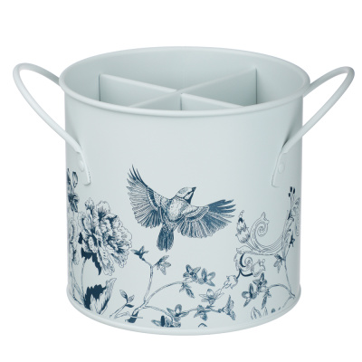 Подставка под столовые приборы тм VETTA Флорал, с ручками, углеродистая сталь