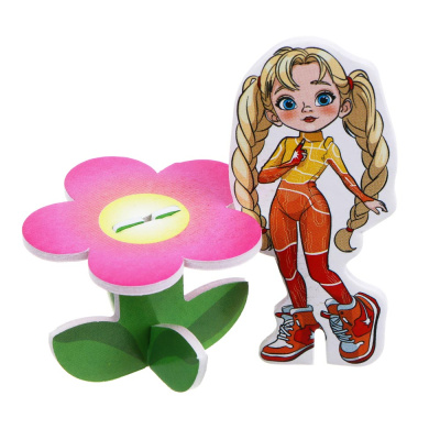 BY Пазл 3Д "Русские Супергерои", 6х8,4см, пенокартон, 25 дизайнов