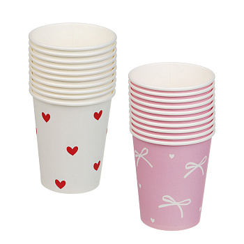 Набор стаканов бумажных тм Fntastic, 7,5x8,7x5,3см,10 шт, 2 дизайна