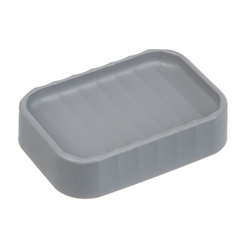 Мыльница тм VETTA Сидней, пластик, PP, серый, 11,4x7,3x2,8см