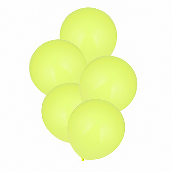 Набор воздушных шаров гигантов тм Fntastic, 18", 5 шт, пл 10 гр. 5 цветов пастель