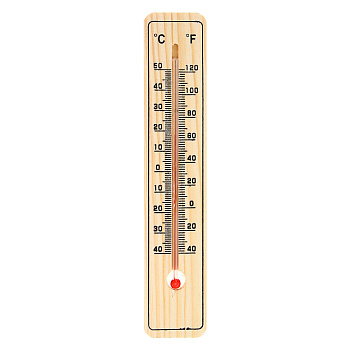 Термометр Классик малый тм VETTA, дерево, блистер, 20х4см