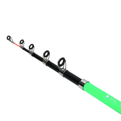 Спиннинг "Найт" тм AZOR FISHING, телескоп., файбергласс, 2,4м, тест 30-60гр