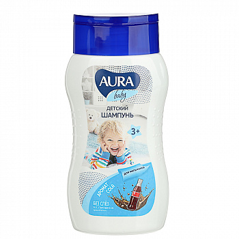 Шампунь детский AURA Baby для мальчиков 3+, 200мл