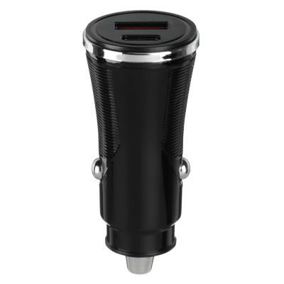 ЕРМАК Устройство зарядное в авто, USB QC 3.0+PD, 5В/3.1А, пластик