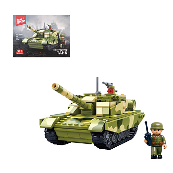 BY Русские Супергерои Конструктор "Танк", 325-412 дет., ABS, 20х15х8см, 2 дизайна