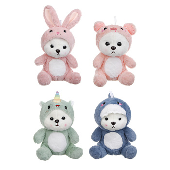 ИГРОЛЕНД Игрушка мягкая "Мишутка в костюме", 30 см, полиэстер, микс видов