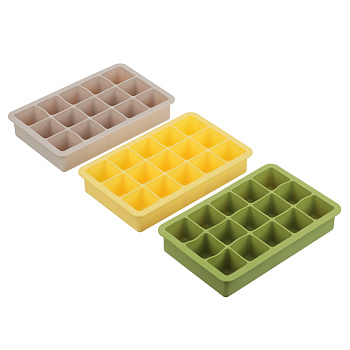 VETTA Форма для льда 15 ячеек 18,5х11,5х3,3см "Кубы", силикон, 3 цвета