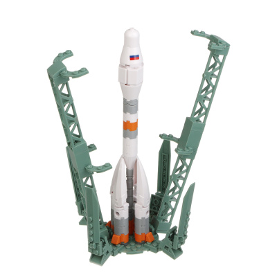 BY Русские Супергерои Роскосмос Конструктор "Ракеты России", ABS