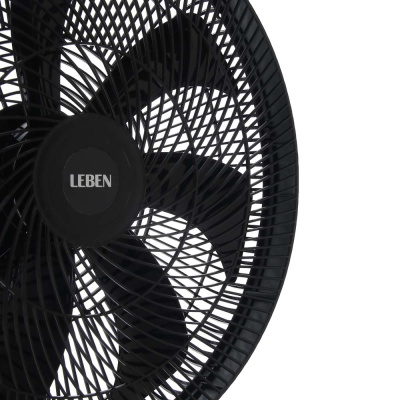 Вентилятор напольный тм LEBEN 40Вт, 8 скоростей, диаметр 41см, 220в, таймер, пульт ДУ, черный