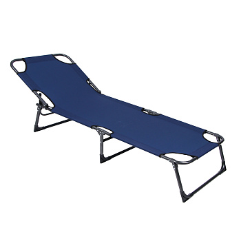 РУССО ТУРИСТО Раскладушка туристическая, до 100кг, 175х55х29см, оксфорд 600D, сталь d22мм