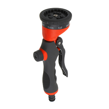 INBLOOM Пистолет садовый для полива, 9 режимов, регулятор напора, ABS