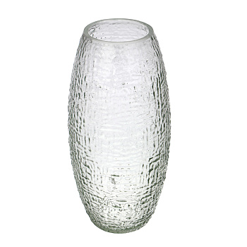 Ваза, 10х19,5 см, стекло, прозрачная