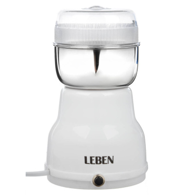 LEBEN Кофемолка, металл, 150Вт, загрузка 50гр