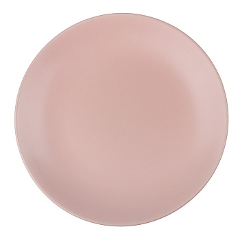 Тарелка подстановочная 26,7см, тм MILLIMI розовый, керамика