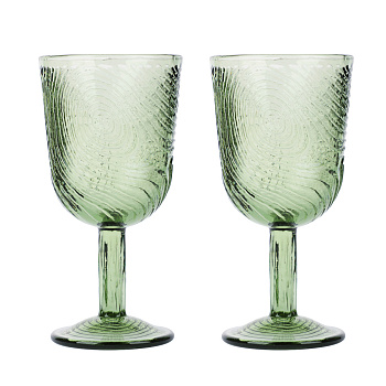 Набор бокалов для вина тм MILLIMI Гринлайн, 280мл, стекло, 2 шт