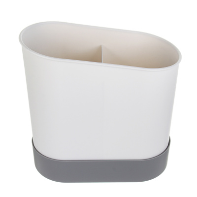 Подставка для столовых приборов тм VETTA, 15,5x8,5x16,2см, полипропилен, цвет белый