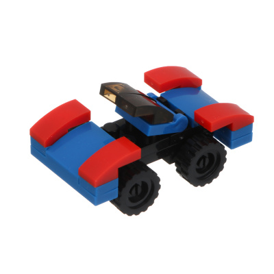 ИГРОЛЕНД Конструктор "Гонки", 13х4х7,5 см, ABS, 6 видов