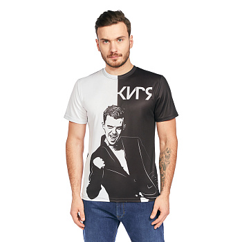 Футболка спортивная для взрослых "КИРЯ", размер 4XL, 100% полиэстер, 4 дизайна